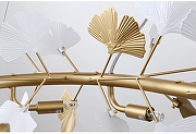Люстра Favourite Ginkoa 4080-8P цвет плафона/подвески Белый, Золото, цвет арматуры Золото-7