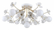 Люстра F-promo Lassie 4081-7P цвет плафона/подвески Белый, Прозрачный, цвет арматуры Белый, Золото