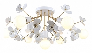 Люстра F-promo Lassie 4081-7P цвет плафона/подвески Белый, Прозрачный, цвет арматуры Белый, Золото-1