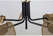 Люстра на штанге F-promo Harsh 4082-5P цвет плафона/подвески Латунь, цвет арматуры Латунь, Черный-4