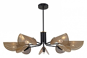 Люстра на штанге F-promo Harsh 4082-7P цвет плафона/подвески Латунь, цвет арматуры Латунь, Черный-1