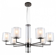 Люстра F-promo Proper 4087-7P цвет плафона/подвески Белый, Прозрачный, цвет арматуры Черный-2