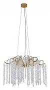 Люстра Favourite Liana 4134-6P цвет плафона/подвески Прозрачный, цвет арматуры Золото-1