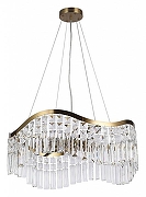 Люстра Favourite Unda 4135-8P цвет плафона/подвески Прозрачный, цвет арматуры Золото-1