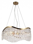 Люстра Favourite Unda 4135-8P цвет плафона/подвески Прозрачный, цвет арматуры Золото-2