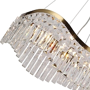 Люстра Favourite Unda 4135-8P цвет плафона/подвески Прозрачный, цвет арматуры Золото-3