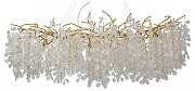 Люстра Favourite Parra 4161-12P цвет плафона/подвески Белый, Прозрачный, цвет арматуры Золото