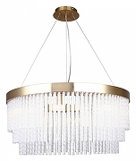 Люстра Favourite Bellinda 4189-8P цвет плафона/подвески Прозрачный, цвет арматуры Латунь-1