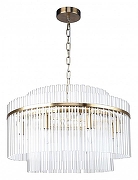 Люстра Favourite Rubum 4203-8P цвет плафона/подвески Прозрачный, цвет арматуры Латунь-1