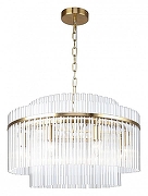 Люстра Favourite Rubum 4203-8P цвет плафона/подвески Прозрачный, цвет арматуры Латунь-2