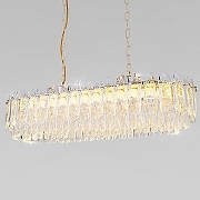 Люстра Bogate's Chaleur 423/1 цвет плафона/подвески Прозрачный, цвет арматуры Золото