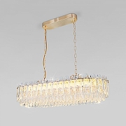 Люстра Bogate's Chaleur 423/1 цвет плафона/подвески Прозрачный, цвет арматуры Золото-1