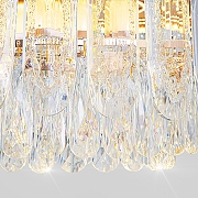 Люстра Bogate's Chaleur 423/1 цвет плафона/подвески Прозрачный, цвет арматуры Золото-4