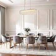 Люстра Bogate's Chaleur 423/1 цвет плафона/подвески Прозрачный, цвет арматуры Золото-5