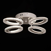 Люстра De City Мадлен 15 424015404 цвет плафона/подвески Белый, Прозрачный, цвет арматуры Белый-1