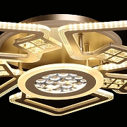 Люстра De City Мадлен 424016107 цвет плафона/подвески Белый, Золото, Прозрачный, цвет арматуры Золото-9