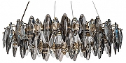 Люстра Favourite Glans 4303-12P цвет плафона/подвески Прозрачный, Серый, цвет арматуры Бронза