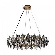 Люстра Favourite Glans 4303-12P цвет плафона/подвески Прозрачный, Серый, цвет арматуры Бронза-1