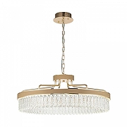 Люстра Favourite Visconte 4304-8P цвет плафона/подвески Прозрачный, цвет арматуры Бежевый-1