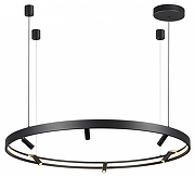 Люстра Odeon Light Fonda 4317/93L цвет плафона/подвески Белый, Золото, Черный, цвет арматуры Черный-3