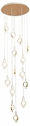 Люстра Favourite Yo-yo 4334-32P цвет плафона/подвески Белый, Прозрачный, цвет арматуры Золото