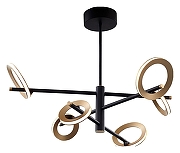 Люстра на штанге Favourite Jongleur 4322-6P цвет черный