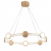 Люстра Favourite Yo-yo 4334-8P цвет плафона/подвески Белый, Прозрачный, цвет арматуры Золото-1