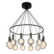 Люстра Favourite Kula 4378-12P цвет черный-1