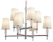 Люстра Newport 4370 4378/C chrome цвет плафона/подвески Белый, Прозрачный, цвет арматуры Хром