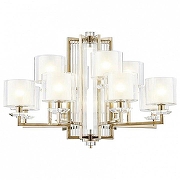 Люстра Newport 4400 4408+4/C gold цвет плафона/подвески Белый, Прозрачный, цвет арматуры Золото