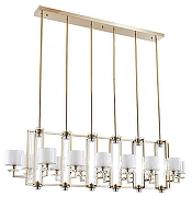 Люстра на штанге Newport 4400 4408+6/S gold цвет золото