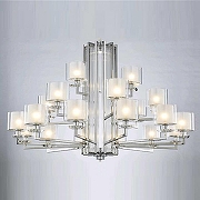 Люстра Newport 4400 4412+6+3/C chrome цвет плафона/подвески Прозрачный, цвет арматуры Хром-1