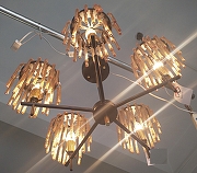 Люстра на штанге MW-Light Лавиния 2 443010508 цвет латунь, черный-1