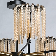 Люстра на штанге MW-Light Лавиния 2 443010508 цвет латунь, черный-4