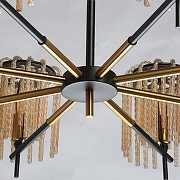 Люстра на штанге MW-Light Лавиния 2 443010508 цвет латунь, черный-10