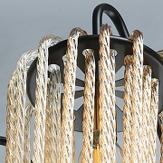 Люстра MW-Light Лавиния 443010908 цвет плафона/подвески Янтарный, цвет арматуры Латунь, Черный-7