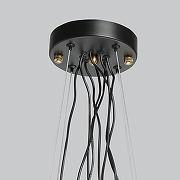 Люстра MW-Light Лавиния 443010908 цвет плафона/подвески Янтарный, цвет арматуры Латунь, Черный-12