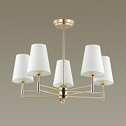 Люстра на штанге Lumion Doris 4436/5C цвет золото белое-1