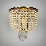 Люстра Imperiumloft Jacqueline White Sconce 44,444 цвет плафона/подвески Прозрачный, цвет арматуры Латунь