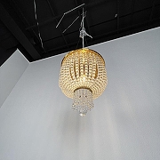 Люстра Imperiumloft Jacqueline White Sconce 44,444 цвет плафона/подвески Прозрачный, цвет арматуры Латунь-1