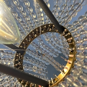 Люстра Imperiumloft Jacqueline White Sconce 44,444 цвет плафона/подвески Прозрачный, цвет арматуры Латунь-6