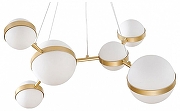 Люстра Favourite Asterismo 4448-6P цвет плафона/подвески Опал, цвет арматуры Золото