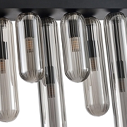 Люстра Favourite Stalactit 4454-6P цвет плафона/подвески Серый, цвет арматуры Черный-4