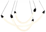 Люстра F-promo Hammock 4468-3P цвет плафона/подвески Белый, цвет арматуры Черный