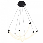 Люстра F-promo Hammock 4468-4P цвет плафона/подвески Белый, цвет арматуры Черный-1