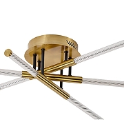 Люстра F-promo Vigas 4469-3C цвет плафона/подвески Прозрачный, цвет арматуры Латунь-2