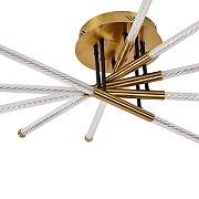 Люстра F-promo Vigas 4469-5C цвет плафона/подвески Прозрачный, цвет арматуры Латунь-3