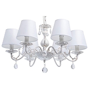 Люстра MW-Light Виталина 8 448012106 цвет белый с золотой патиной