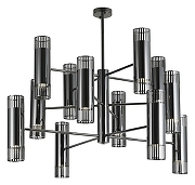 Люстра на штанге Favourite Farol 4481-24P цвет черный