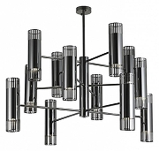 Люстра на штанге Favourite Farol 4481-24P цвет плафона/подвески Черный, цвет арматуры Черный